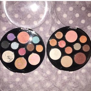 Bundle of 3 palettes & 1 bronzer (good condition)